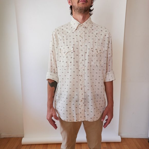 ⬇️ PRICE DROP - Vintage western button-down shirt - Picture 1 of 9